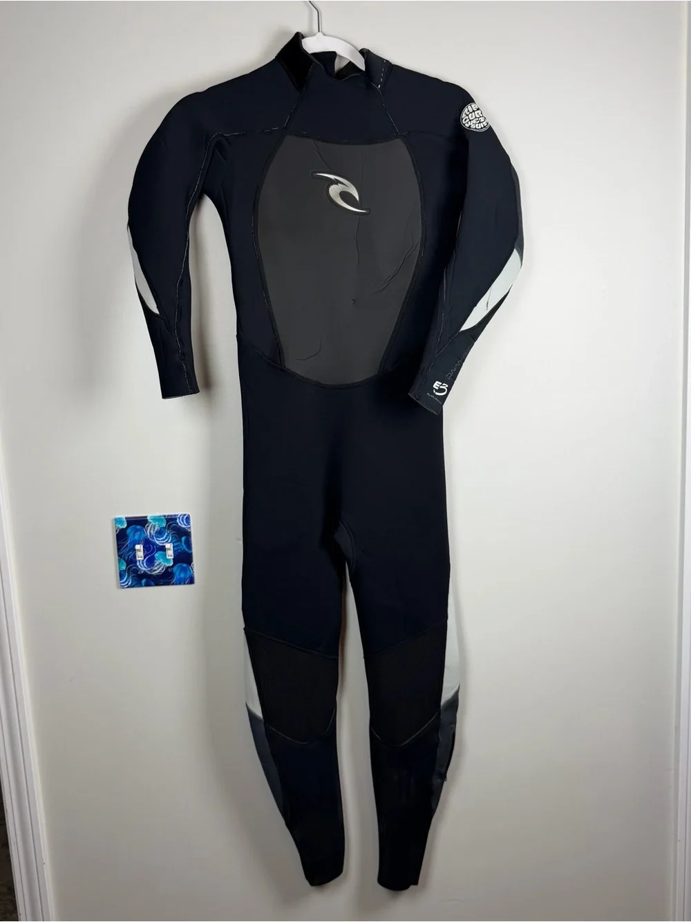 Rip Curl Youth Dawn Patrol 3/2mm Freebody (FL) Wetsuit Black Surf Long Sleeve 14